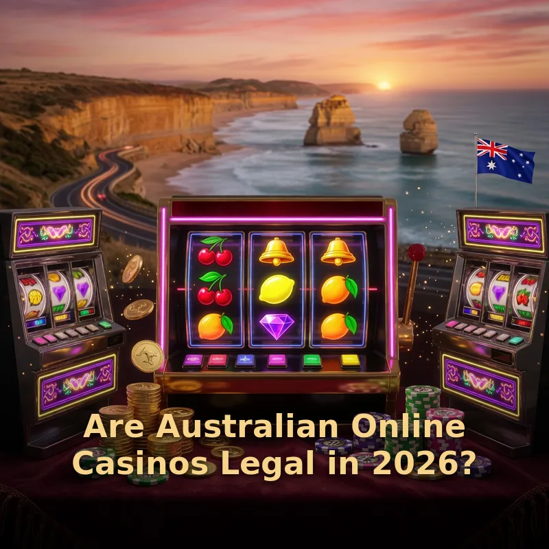 Player checking a promo screen on a casino kiosk